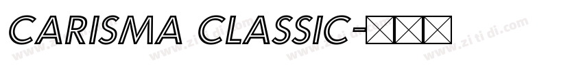 Carisma Classic字体转换